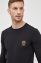 Majica dugih rukava Versace crna AUU01007