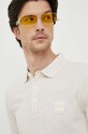 BOSS longsleeve BOSS CASUAL beżowy 50472681
