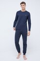 BOSS longsleeve piżamowy dzianina granatowy 50470144