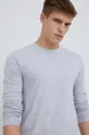 sivá Bavlnené tričko s dlhým rukávom Outhorn Pánsky