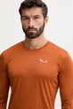 Salewa longsleeve sportowy Puez Melange pomarańczowy 00.0000027453