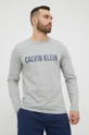 szary Calvin Klein Underwear longsleeve piżamowy bawełniany