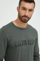 zielony Calvin Klein Underwear longsleeve piżamowy bawełniany