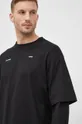μαύρο Βαμβακερή μπλούζα με μακριά μανίκια G-Star Raw