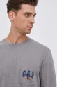 Bavlnené tričko s dlhým rukávom GAP x Disney