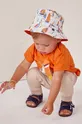 pomarańczowy Mayoral kapelusz dwustronny Chłopięcy