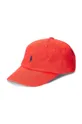 crvena Pamučna kapa Polo Ralph Lauren Za dječake