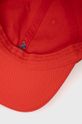 czerwony Polo Ralph Lauren czapka bawełniana 322785653030