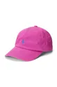 różowy Polo Ralph Lauren czapka bawełniana dziecięca 323785653028 Chłopięcy