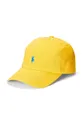 жовтий Дитяча Бавовняна кепка Polo Ralph Lauren Для хлопчиків