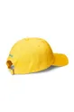 Дитяча Бавовняна кепка Polo Ralph Lauren жовтий
