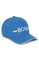 niebieski Boss czapka bawełniana dziecięca J21247 Chłopięcy