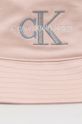 Bavlněná čepice Calvin Klein Jeans růžová