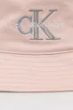 Βαμβακερό καπέλο Calvin Klein Jeans ροζ