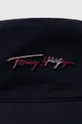 Pamučni šešir Tommy Hilfiger Iconic mornarsko plava
