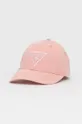 ροζ Guess - Βαμβακερό καπέλο Γυναικεία