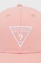 Bavlněná čepice Guess růžová