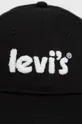 Levi's Czapka bawełniana czarny