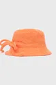 pomarańczowy Levi's kapelusz bawełniany Damski