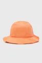 oranžna Levi's bombažni klobuk Ženski