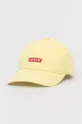 żółty Levi's czapka bawełniana Damski