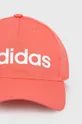adidas - Βαμβακερό καπέλο πορτοκαλί