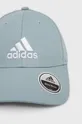 Bavlnená čiapka adidas HD7234 modrá