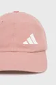 Βαμβακερό καπέλο adidas ροζ