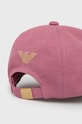 Akcesoria EA7 Emporio Armani czapka bawełniana 285559.2R104 285559.2R104 różowy