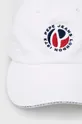 Βαμβακερό καπέλο Pepe Jeans Clara Cap λευκό