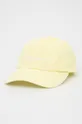 żółty Pepe Jeans czapka bawełniana LUCIA CAP Damski