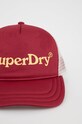 Čiapka Superdry Y9010074A.17I červená SS22