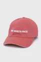 różowy The North Face czapka z daszkiem Horizontal Damski