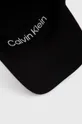 μαύρο Βαμβακερό καπέλο Calvin Klein