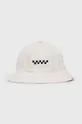 biela Bavlnený klobúk Vans Dámsky