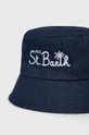 Βαμβακερό καπέλο MC2 Saint Barth σκούρο μπλε