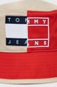 Bavlněná čepice Tommy Jeans červená