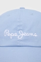 Pamučna kapa za djecu Pepe Jeans plava