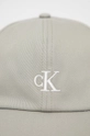 Calvin Klein Jeans Czapka bawełniana IU0IU00150.PPYY szary