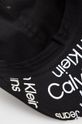 černá Bavlněná čepice Calvin Klein Jeans
