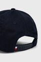 Chłopiec Tommy Hilfiger czapka bawełniana dziecięca AU0AU01310.PPYY granatowy