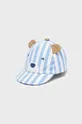 niebieski Mayoral Newborn czapka bawełniana dziecięca Dziecięcy