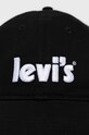 Levi's czapka bawełniana 9A8502.K czarny SS22