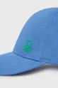 Παιδικός βαμβακερός Καπέλο United Colors of Benetton μπλε