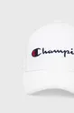 Detská bavlnená čiapka Champion 805555 biela