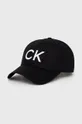 czarny Calvin Klein czapka bawełniana Męski