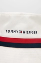 Bavlnený klobúk Tommy Hilfiger biela