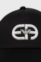 Βαμβακερό καπέλο Emporio Armani μαύρο