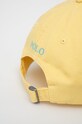 Αξεσουάρ Βαμβακερό καπέλο Polo Ralph Lauren 710667709043 κίτρινο