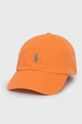 oranžová Bavlnená čiapka Polo Ralph Lauren Pánsky